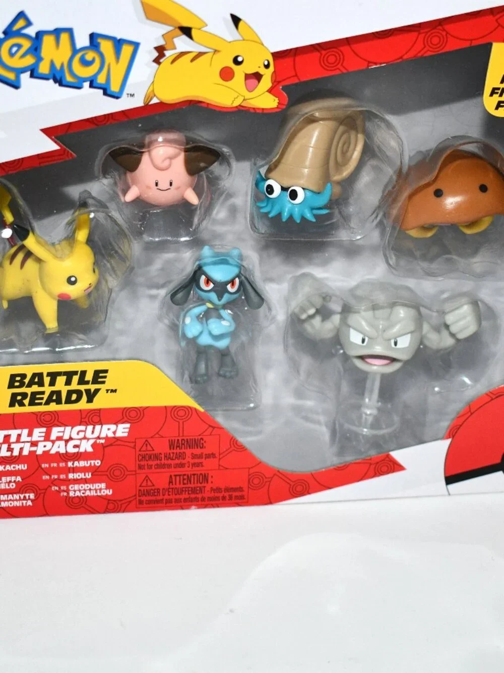 Pokemon Battle Figure 6 Pack Set 7 Black Jazwares PKW3613 NWT